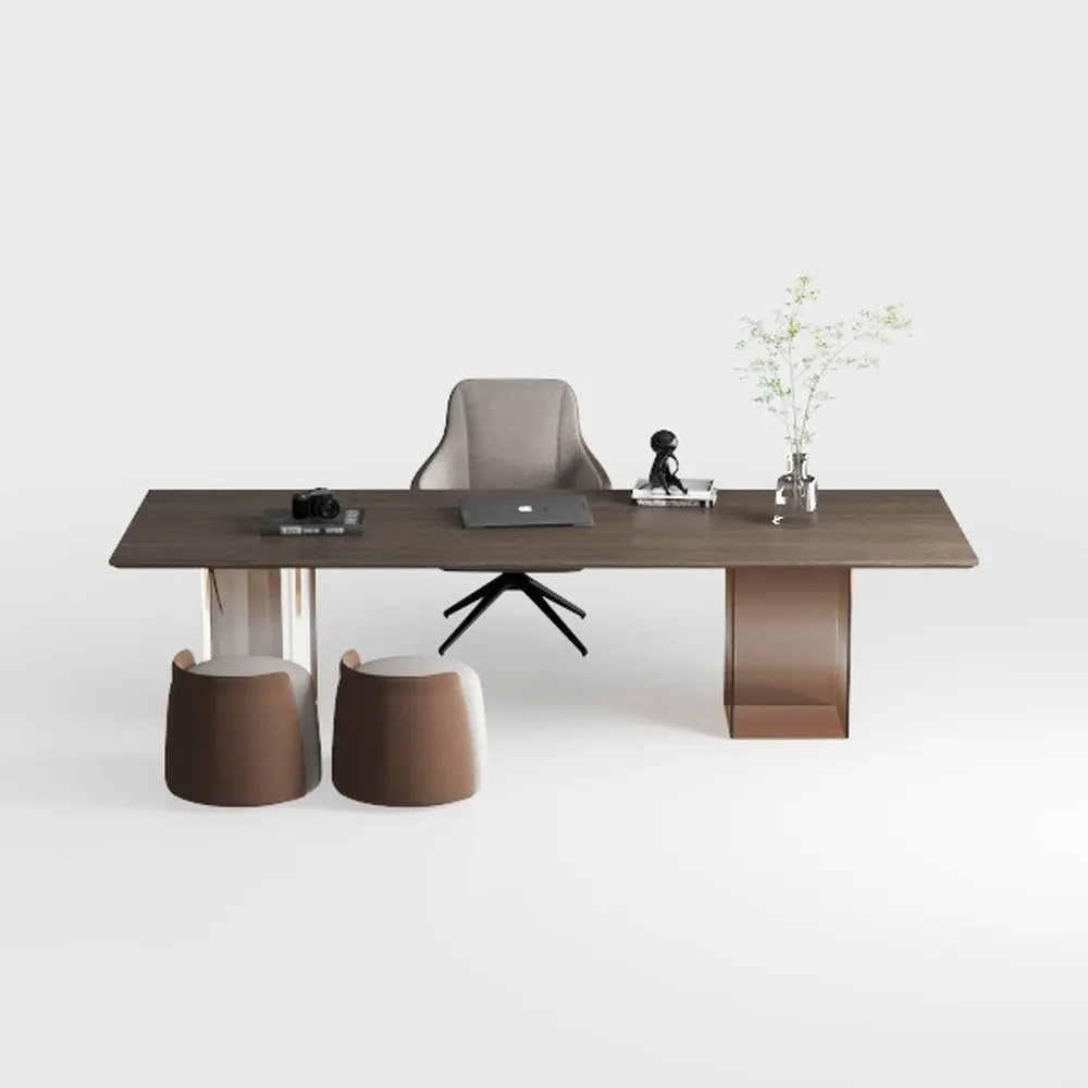 YOWOS Square Computer Desk, 61/47.2 x 23.6 inch Mo