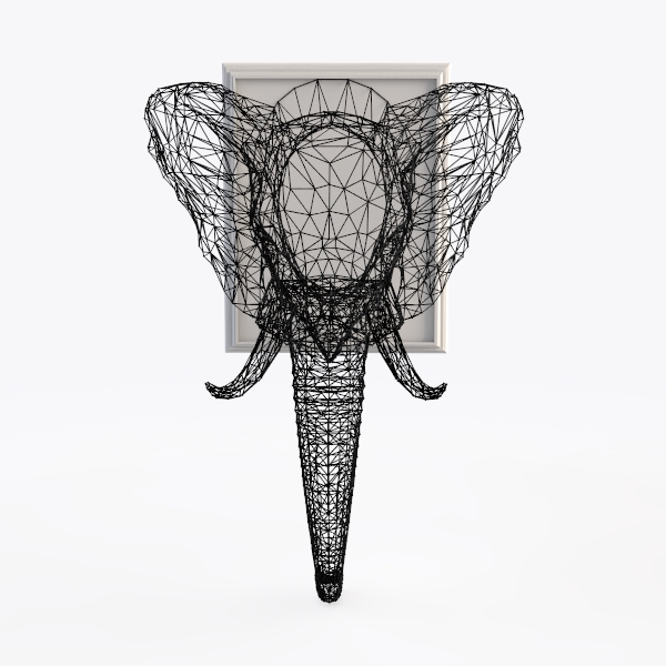 elephant head-Installation Art