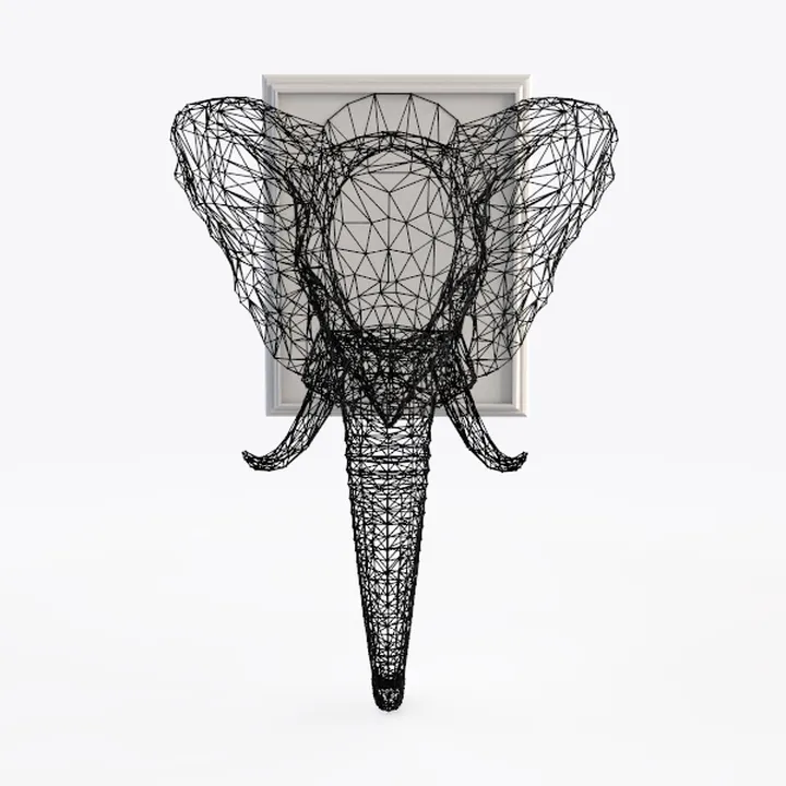 elephant head-Installation Art
