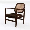 Safavieh Home Soleil Natural and White Leather Wov Left 45 Degree View