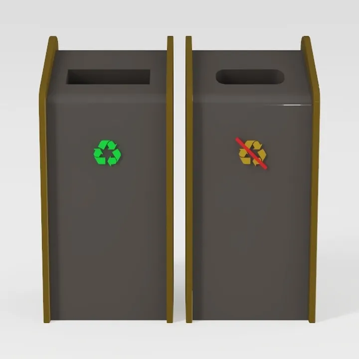 trash bin-Shopping Mall