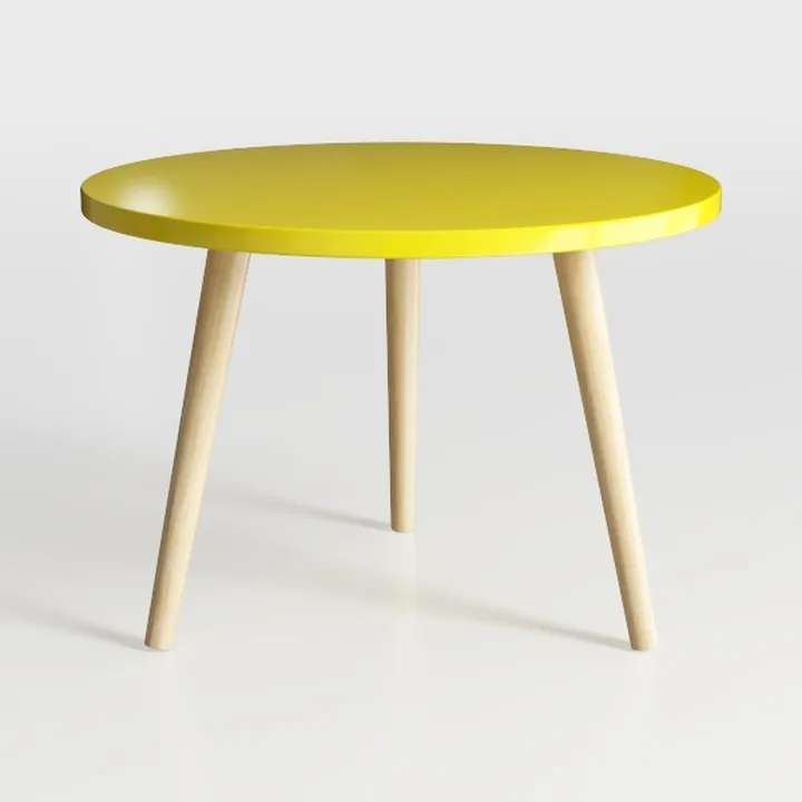 Patio Coffee Table, Metal Steel Outdoor Round