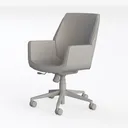 Elijah Mesh Swivel Office Chair Ergonomic Task Cha Left 45 Degree View