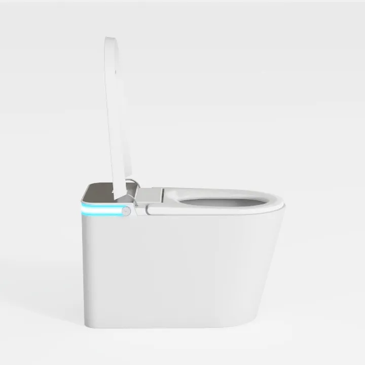 Modern Smart White Ceramic Toilet 3D Model