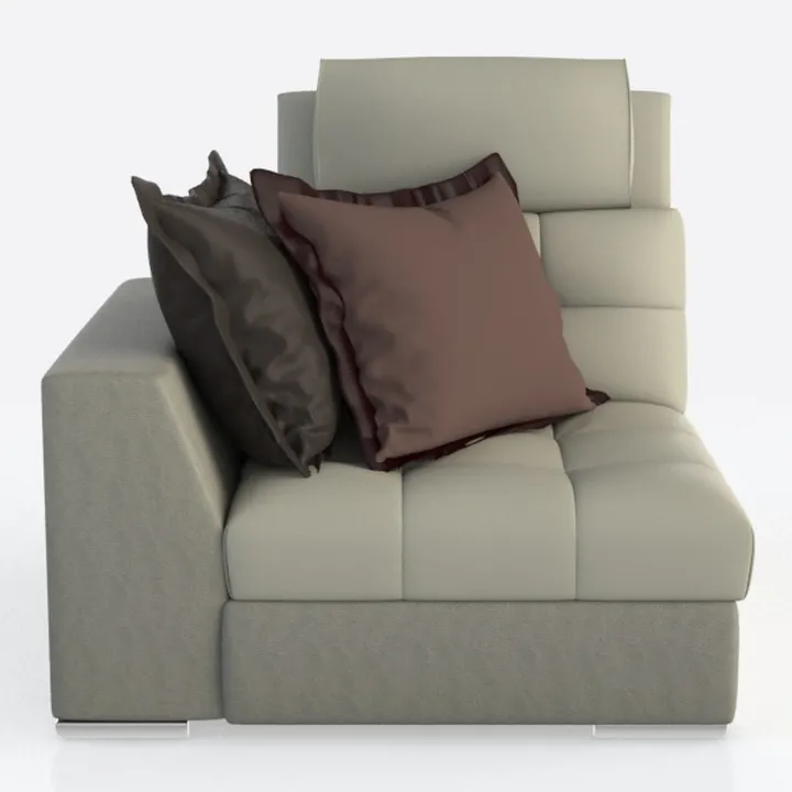 Acanva Convertible Modular Sectional Sofa, Mid-Cen
