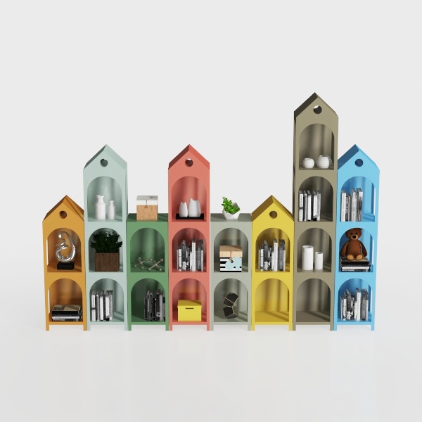 bookcase-Colorful Mood