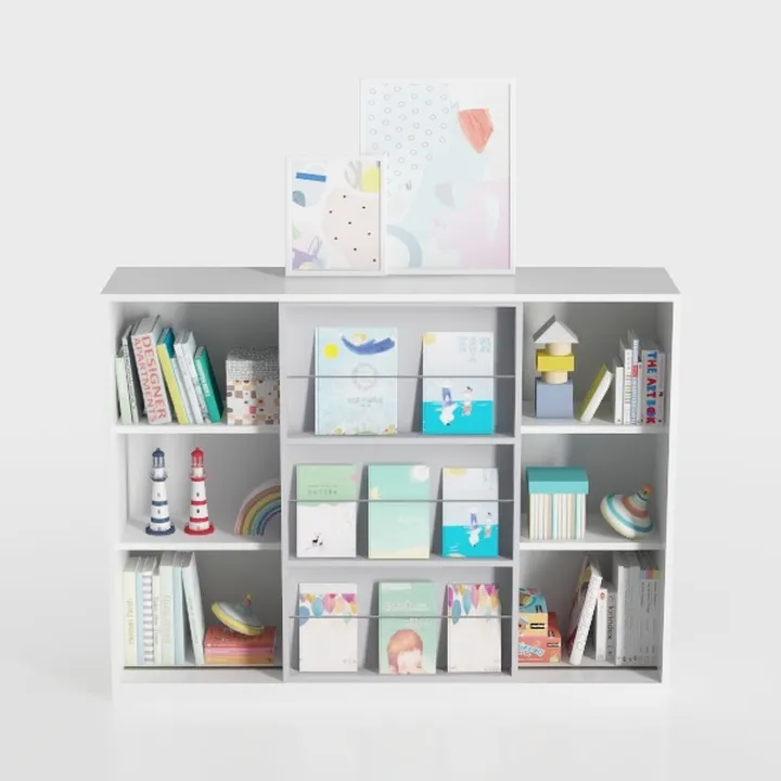 Costzon 10-Cube Kids Bookshelf, 3 Tier Toy Storage