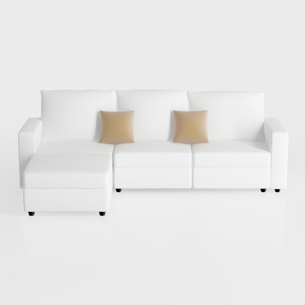 110'' Modular Sectional Sofa with Storage, Convert