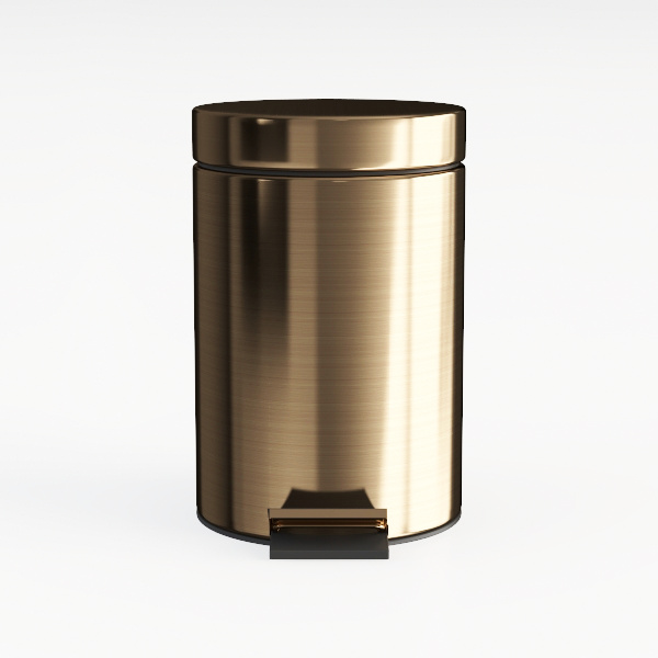 trash can-Luxe Brass