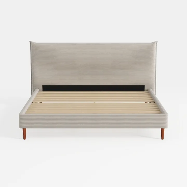 Rafiel Bed Frame With Headboard (King)-101 Stories