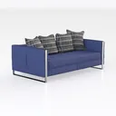 Athena Collection Futon Sofa Bed, Small Folding Fu Right 45 Degree View