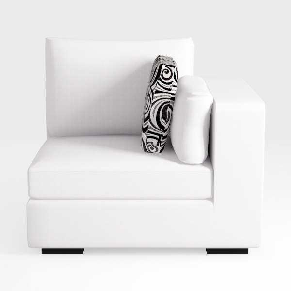 Belffin Sectional Couch Armrest Module for Velvet 