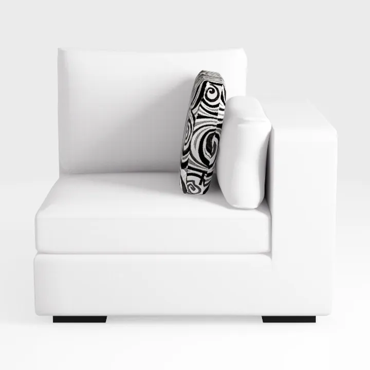 Belffin Sectional Couch Armrest Module for Velvet 