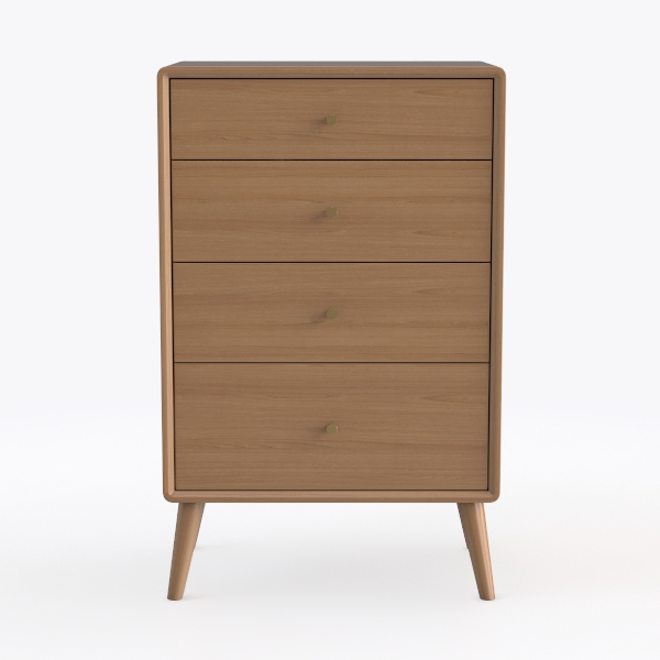 Sideboard with 4 Drawers | Rustic Wood Drawer