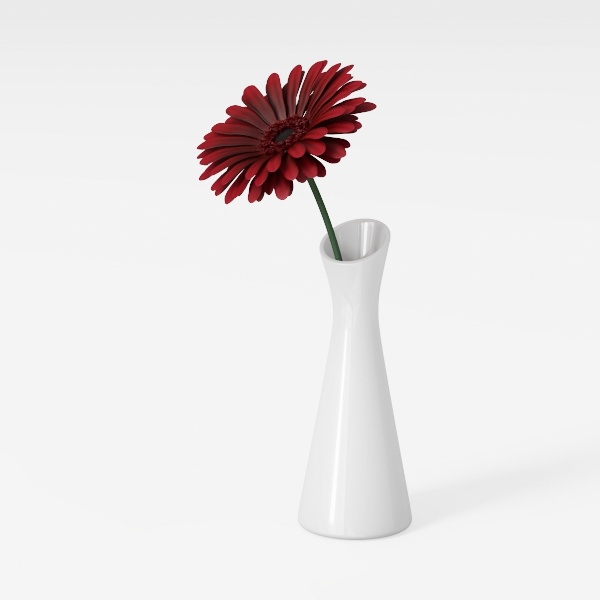 vase-Crimson Elegance