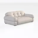 Fabric European Living Room Sofa Bedroom Designer Right 45 Degree View