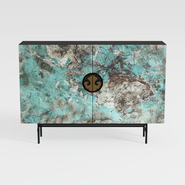 side cabinet-Baby Blue