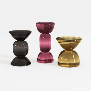 Powell Janice Large Gold Drum Table with Storage