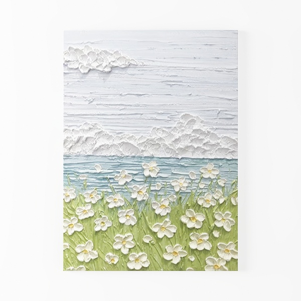 summer melody Bathroom Beach Canvas Wall Art