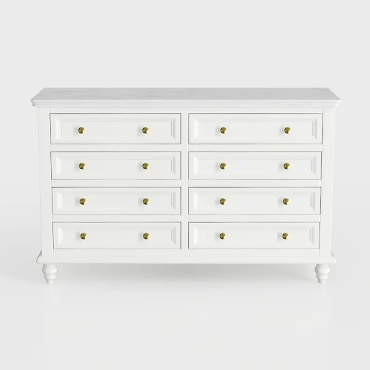 6 Drawer Dresser,White Dresser for Bedroom,Dresser