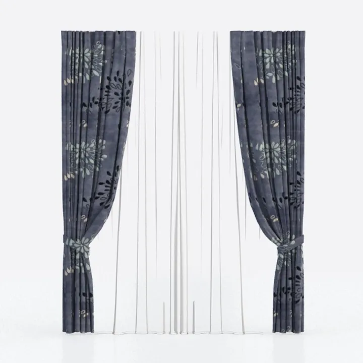 Estelar Textiler Dark Grey Blackout Curtains & 