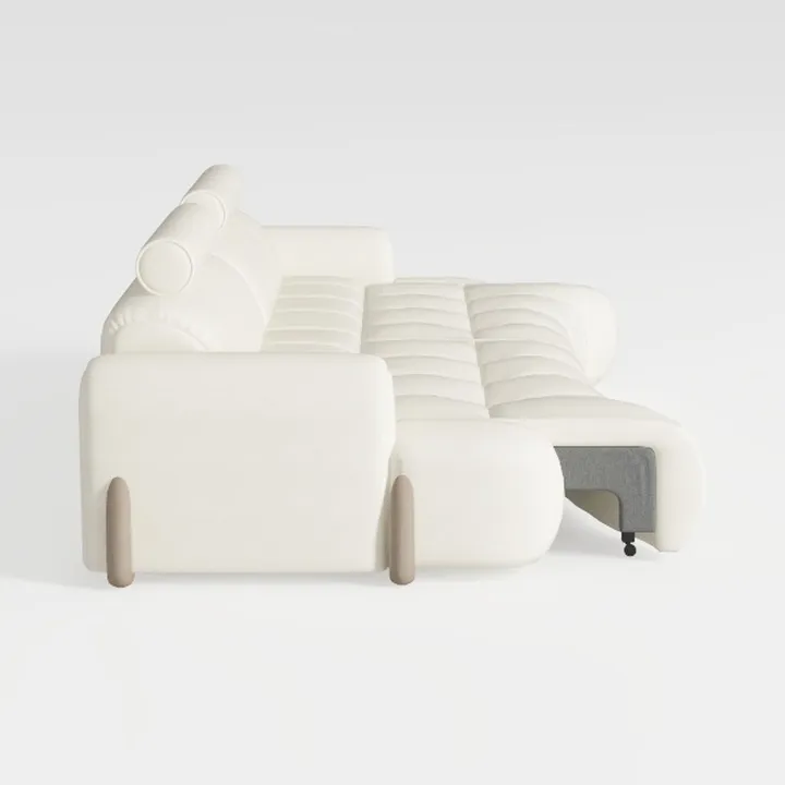 L Shaped Convertible Sofa Bed 3 Seat Sectional