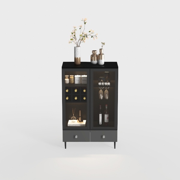 75.2&quot; Tall Metal Pantry Cabinet, Storage Cabinets