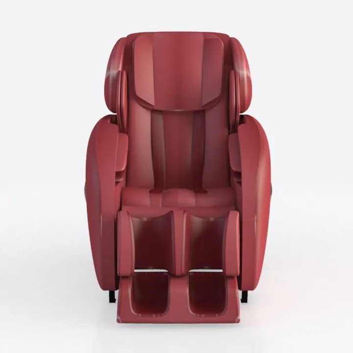 Red Leather Modern Massage Chair 3D Model