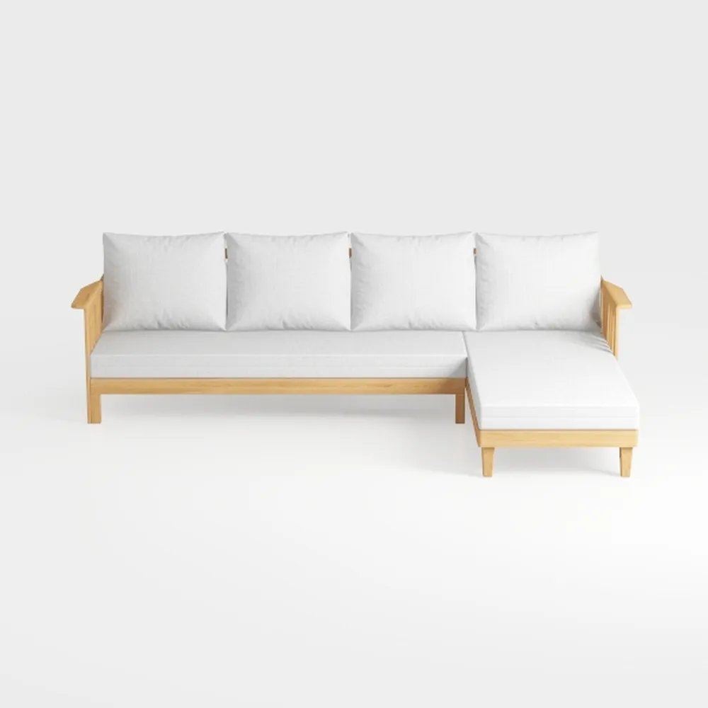 Acanva Minimalist Modular Sectional Sofa for Livin