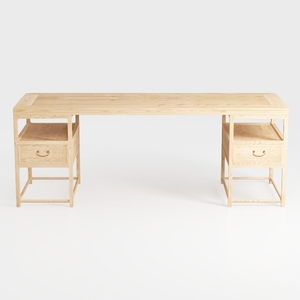 WEHUOSIF Writing Desk Natural,Desk for Bedroom,Rea