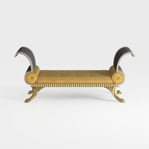 Lounger Sofa Bronze Sculpture Love Statue Decor