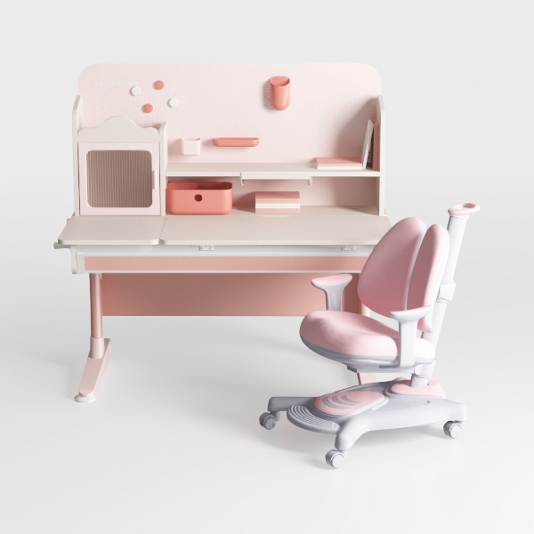 Small Standing Desk and Chair Set - Widened