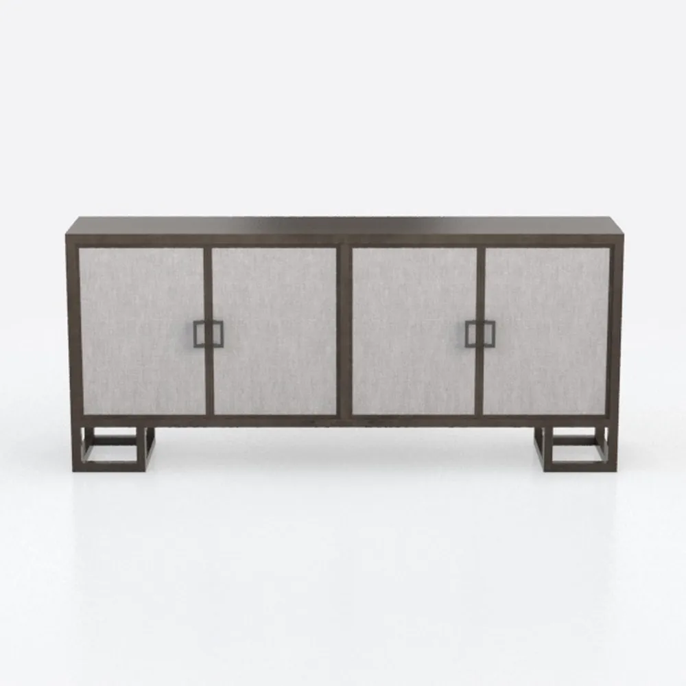 60" Rustic Sideboard Cabinet, Wooden Sideboard