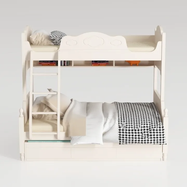 QUJEON Bunk Bed Twin Over Twin,Bunk Beds for Kids 