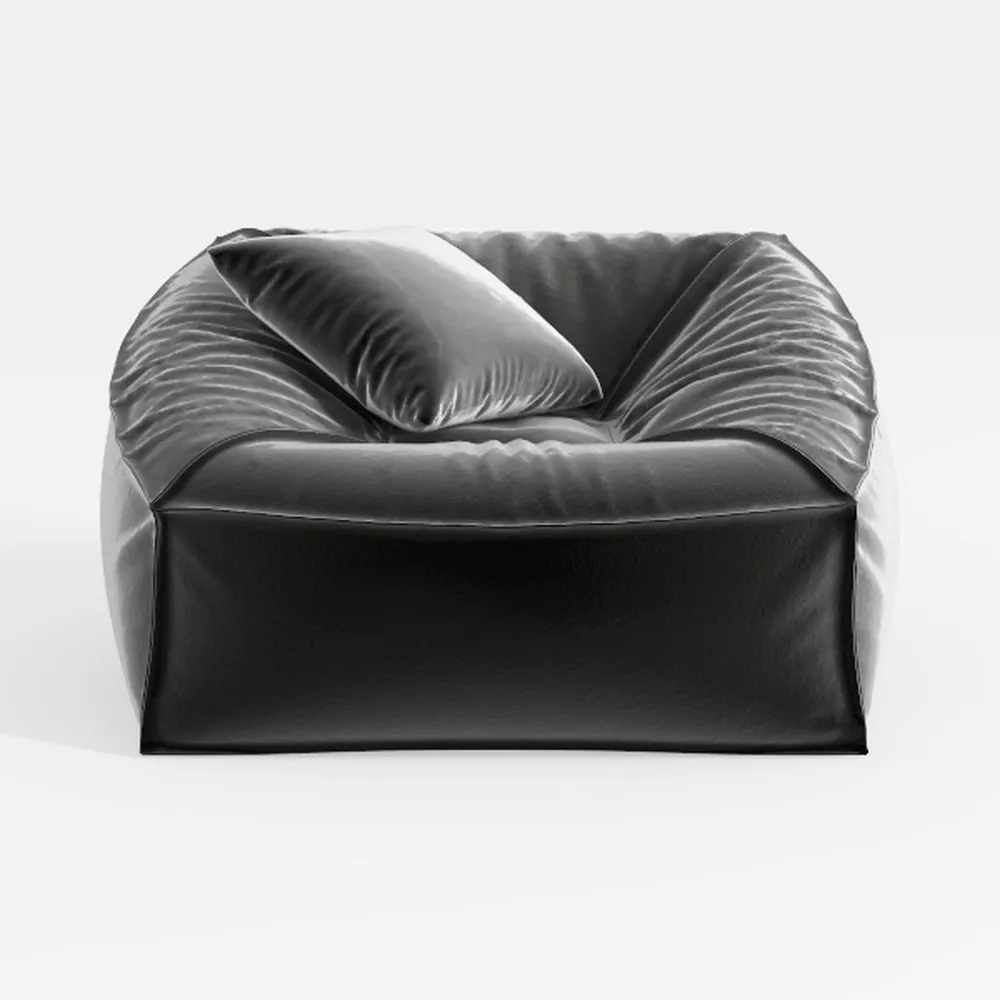 TREATLIFE HOME Luxurious Gray Microfiber Accent Ch