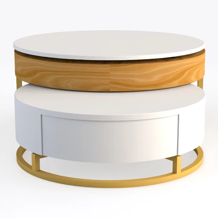 Homary - coffee table - wooden and white