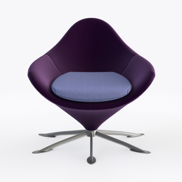 Ergonomic Swivel Desk Chair Velvet Upholstered Com