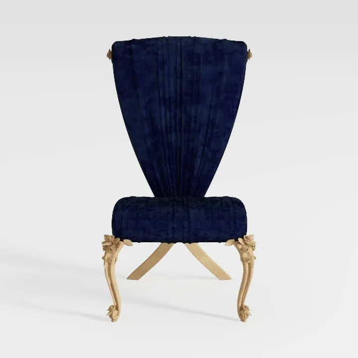 Leather Dining Chairs Set of 2, Black Upholstered