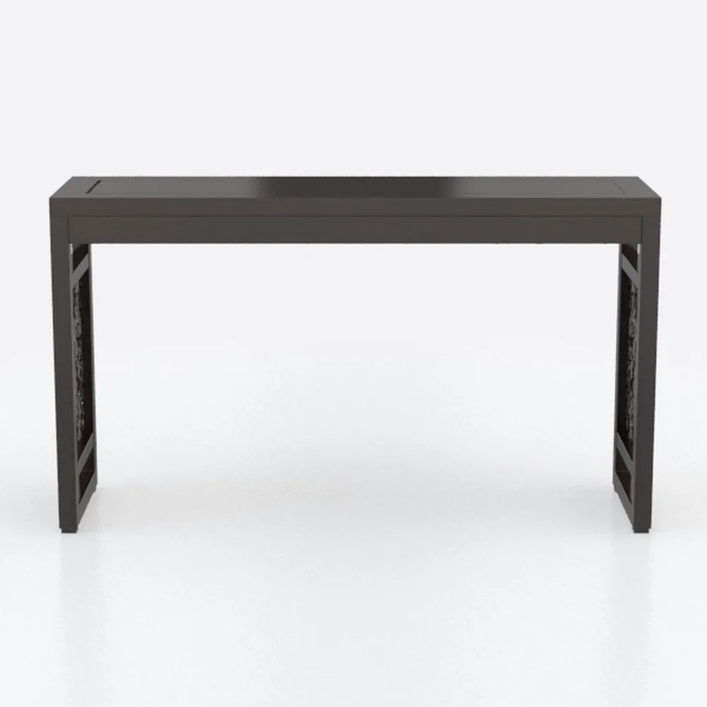 SIMPLIHOME Amherst Desk - 54-Inch Wide Solid Wood 