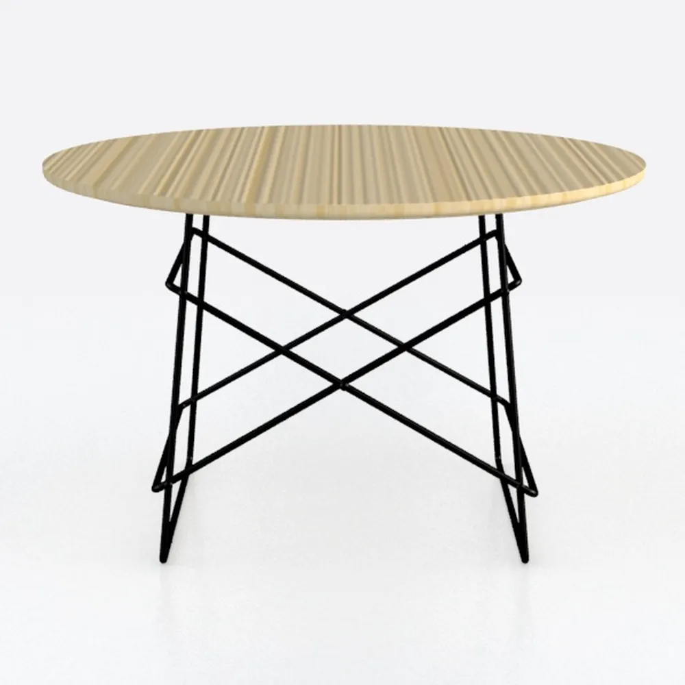 OIOG Glass Coffee Table, Round Coffee Table Living