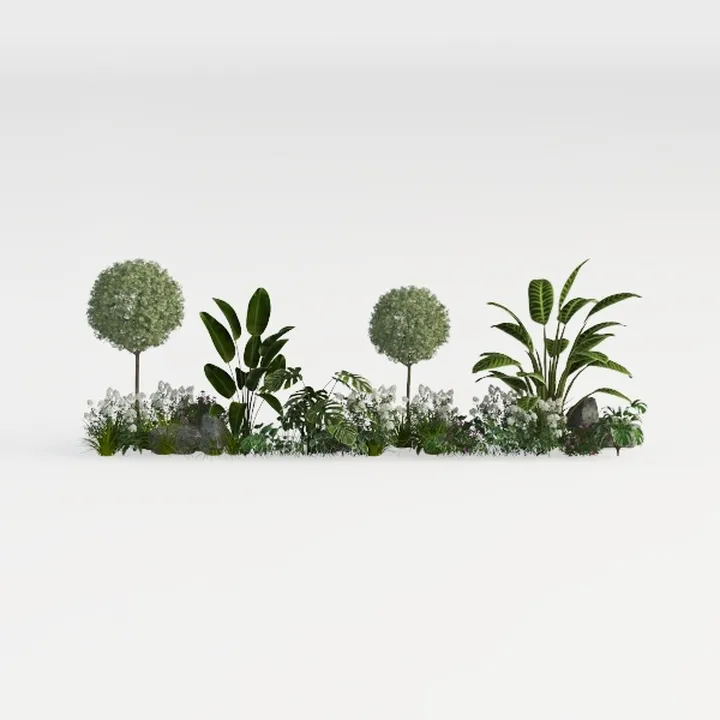 perennial border-Cozy Garden