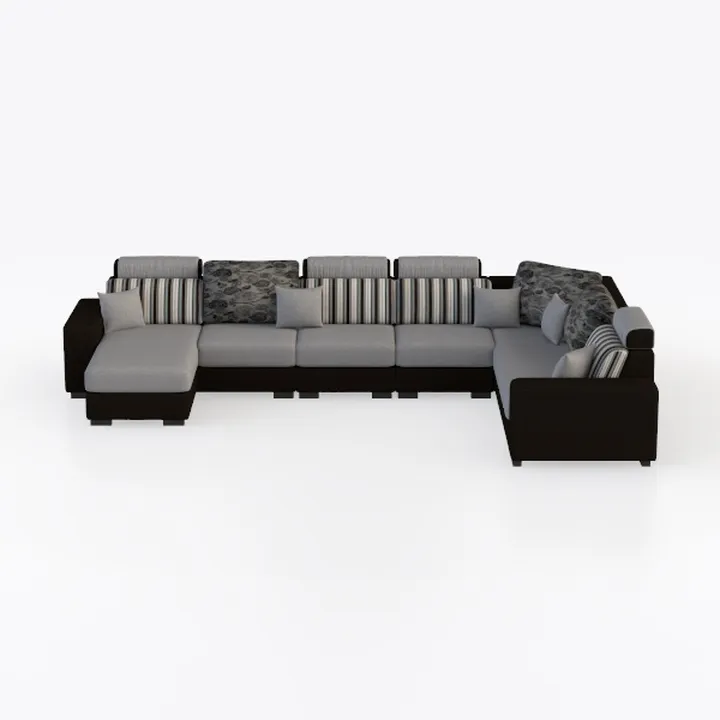 SFSUI Italian Minimalist Living Room Corner Straig