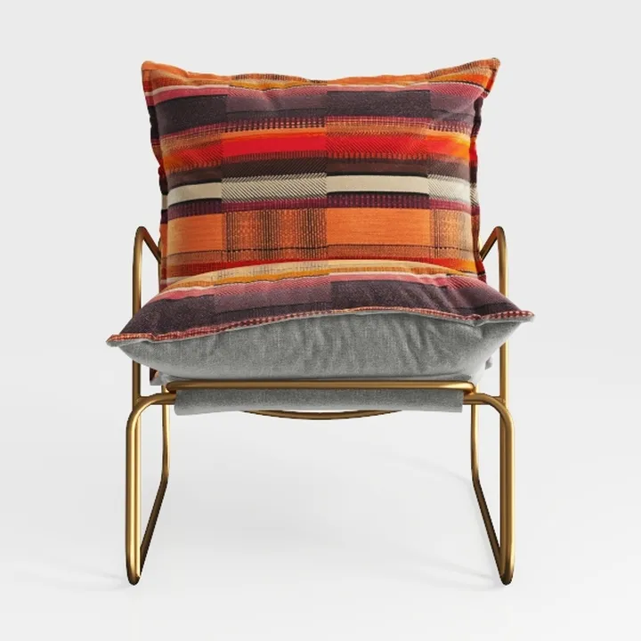 Poltrona Letto Regolabile 3 in 1, Divano Pieghevole con Cuscino, Comodo Divano da Pavimento per Appartamento, Camera da Letto, Ufficio, Versatile Poltrona Arancione