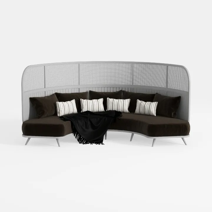 Crestlive Products Curved Patio Furniture Set, Mod