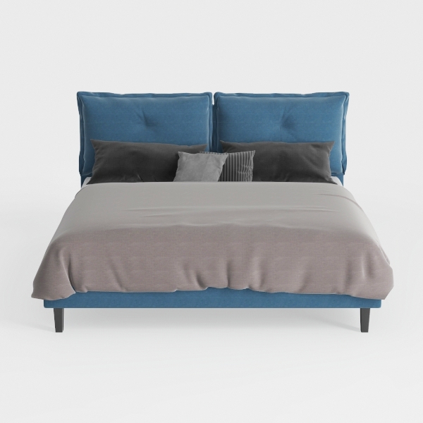 Meridian Furniture BrookeSkyBlu-K Brooke Collectio