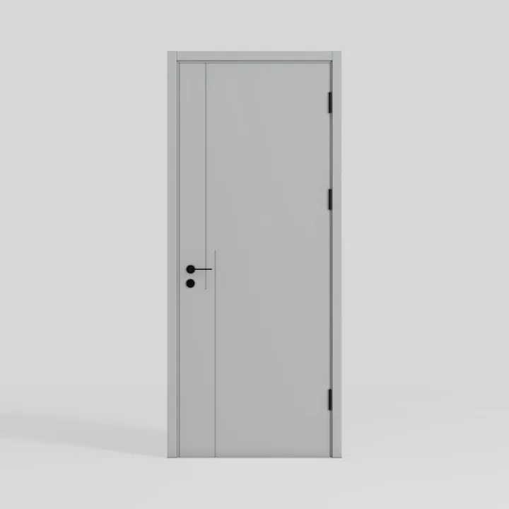 30" x 80" Prehung Door White Primed Panel Slab 