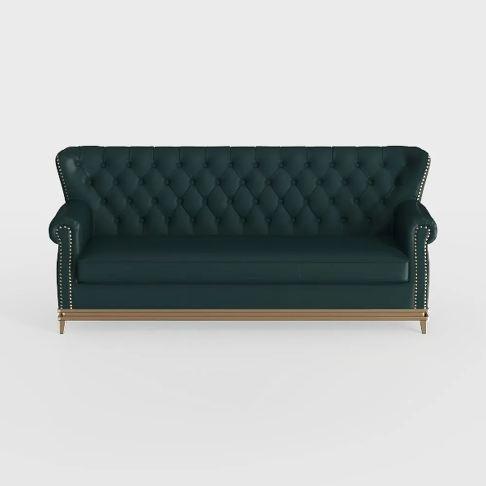 QHITTY Accent Sofa, Chesterfield Loveseat Modern