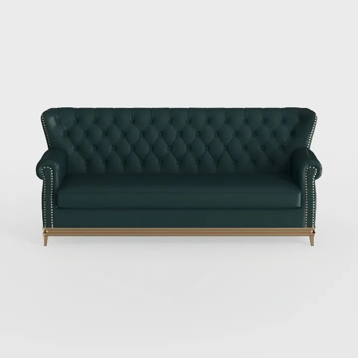 QHITTY Accent Sofa, Chesterfield Loveseat Modern