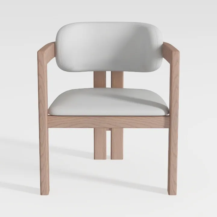 Modern Barrel Dining Chairs Set of 6, Velvet