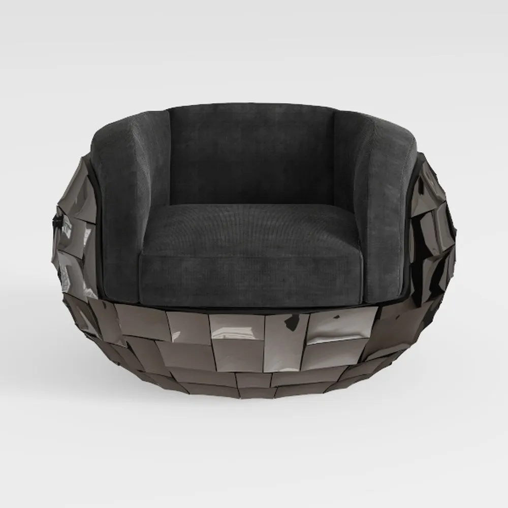 Outdoor Papasan Rocking Chair, Oversized Wicker